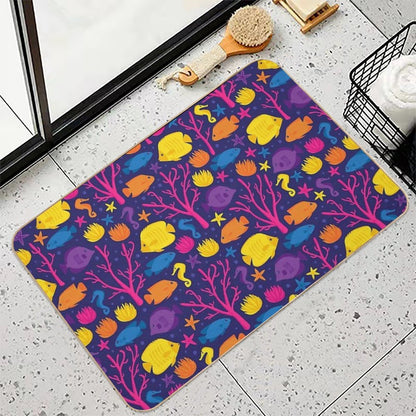 Coral Reef Crew  Rapid-Drying Bath Mat