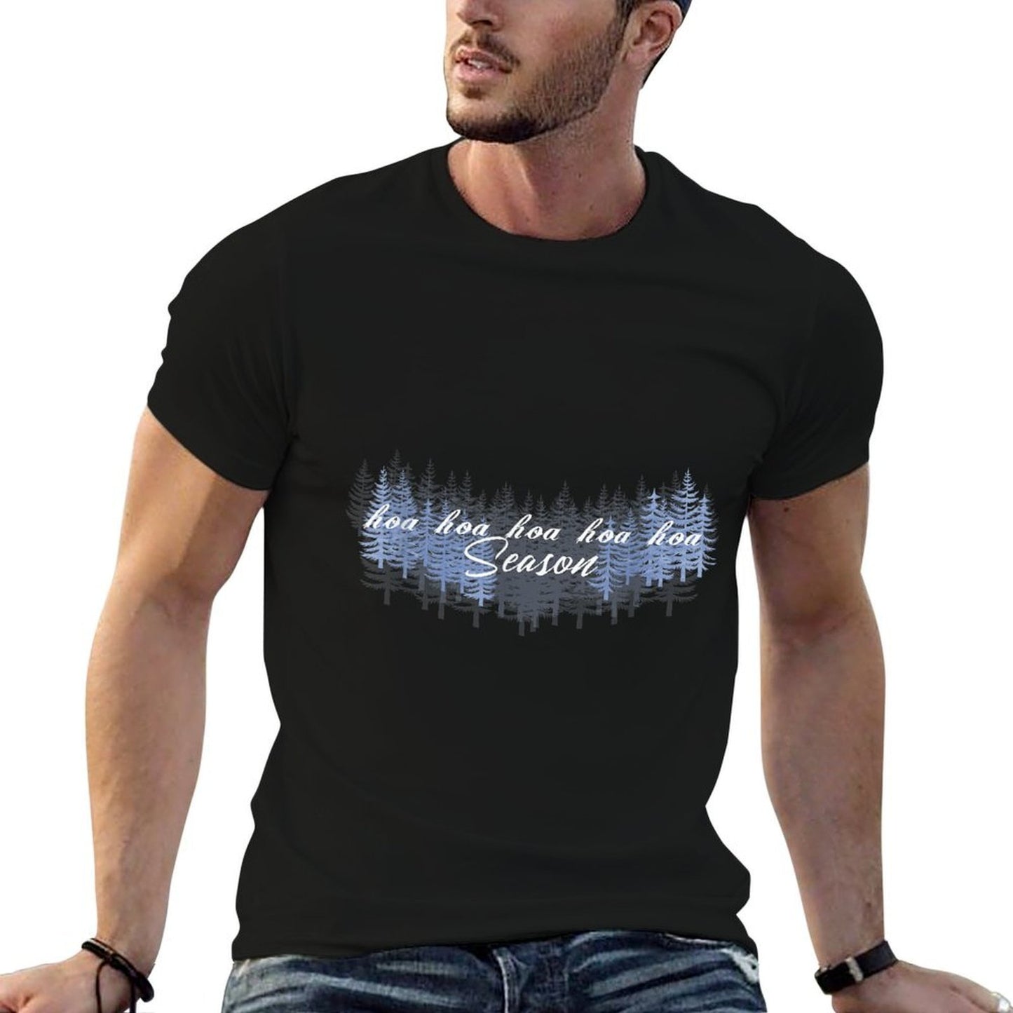 Hoa Hoa Hoa Hoa Hoa Cozy Season Twilight Art  Trendy Pattern T-Shirt