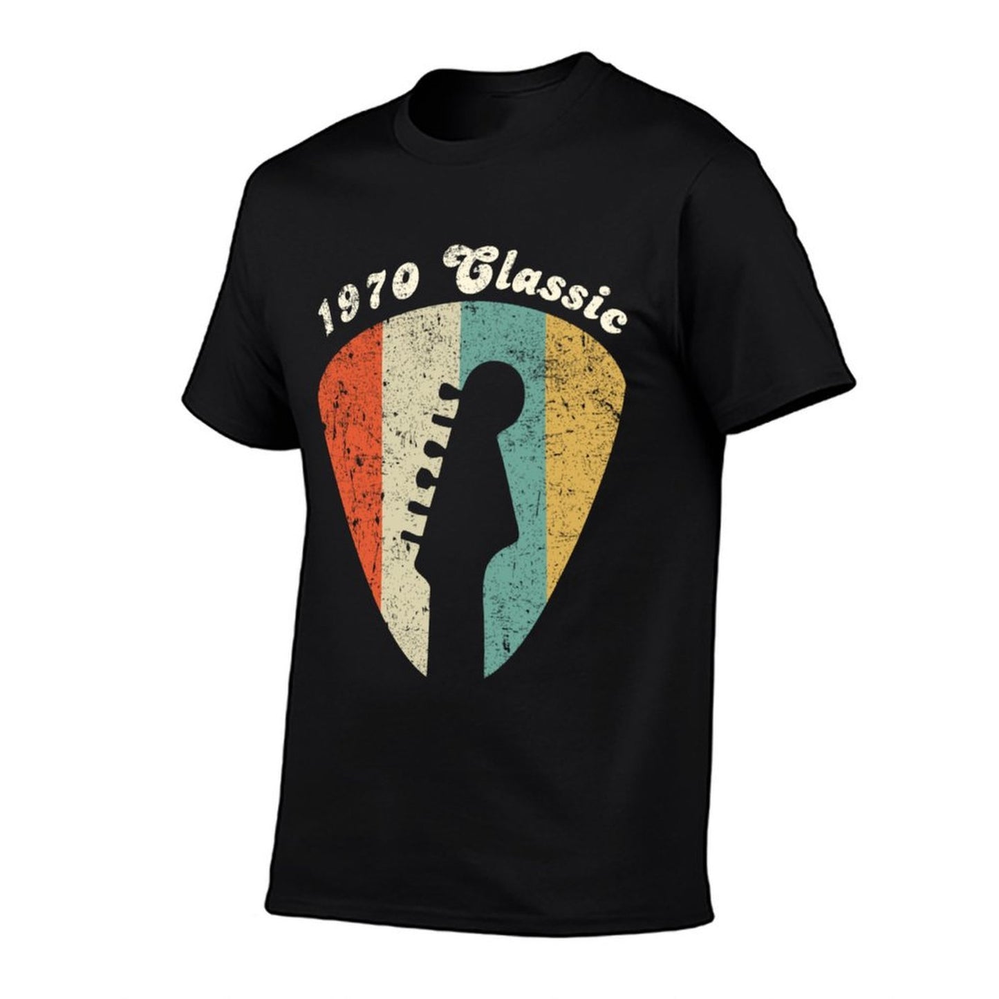 50th Birthday 1970 Guitar Player Retro Vintage  Tagless Design T-Shirt
