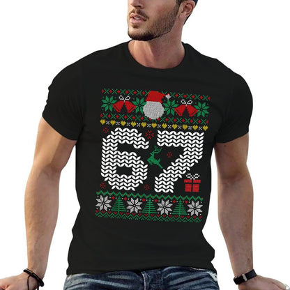 67 6 7 Meme Six Seven Ugly Christmas Gen Z Alpha Slang Funny  High-quality Stitching T-Shirt