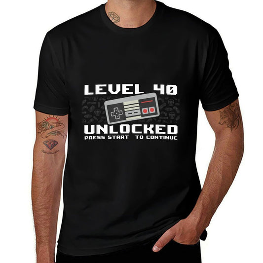 1983 40th Birthday Level 40 Unlocked 40 Year Old Gamer  Quick-drying T-Shirt