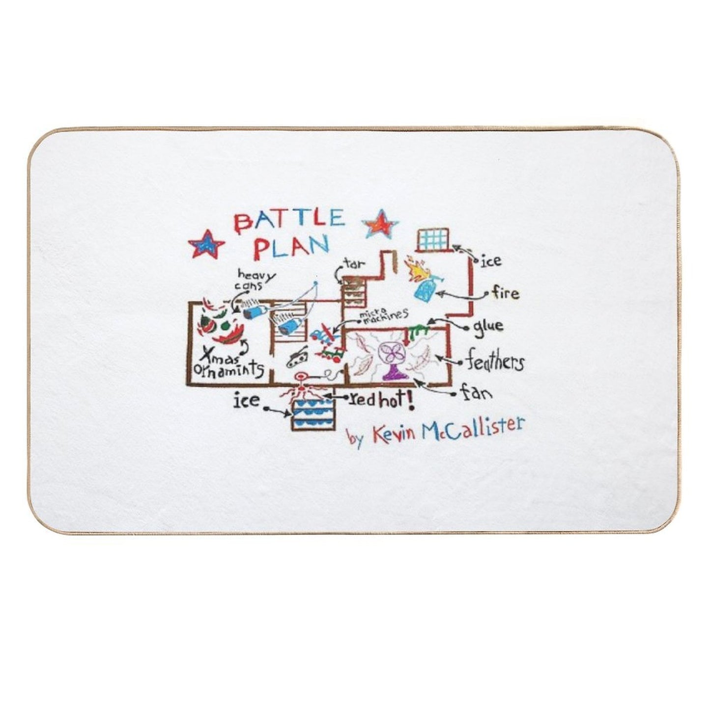 Home Alone  Pet-Safe Bath Mat