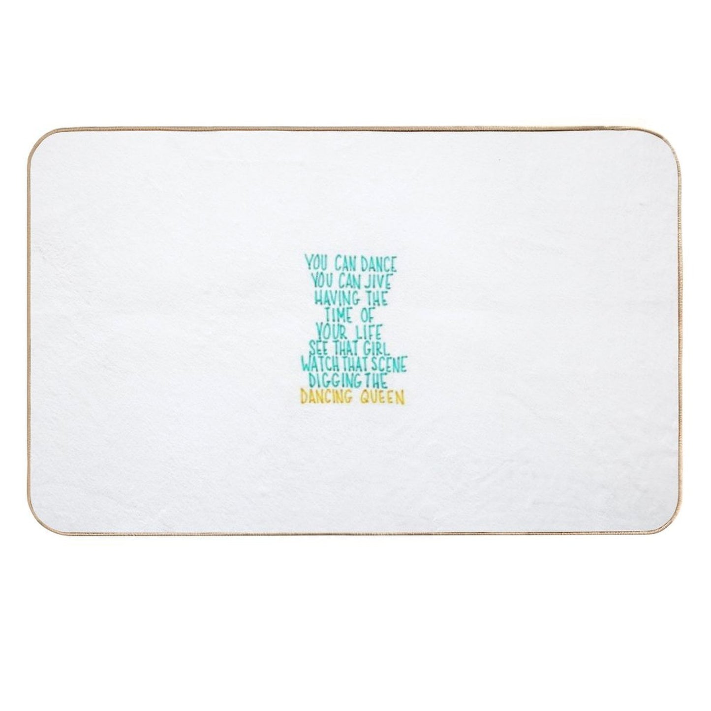 You Can Dance, You Can Jive  Eco-Friendly Bath Mat