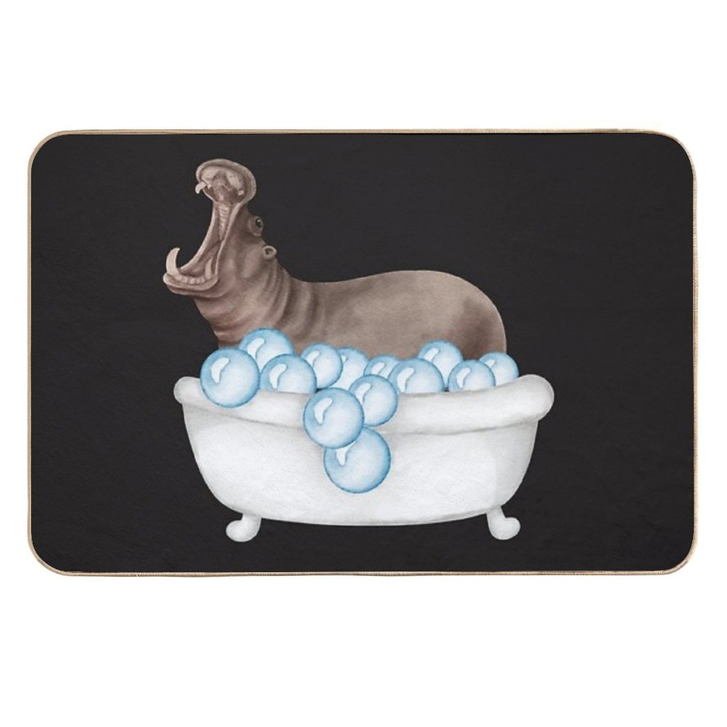 Popo Time! Durable Bath Mat