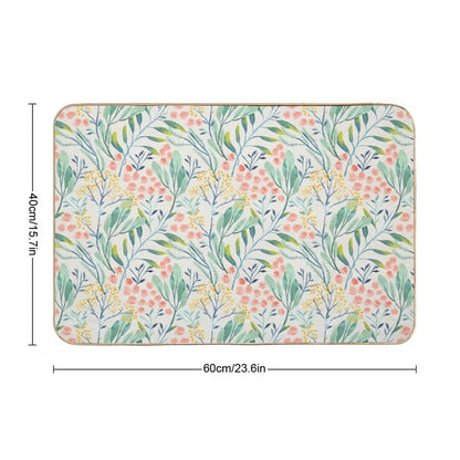 Botanical Garden  Fade-Resistant Bath Mat