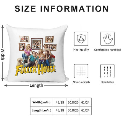 Fuller House Cast Merch Soft Bedroom Essential Throw Pillow