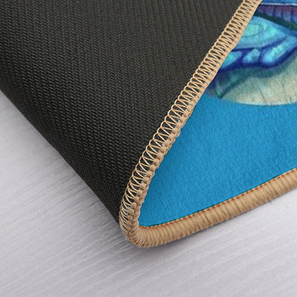 Wings of Fire - Blue  Multi-Purpose Bath Mat