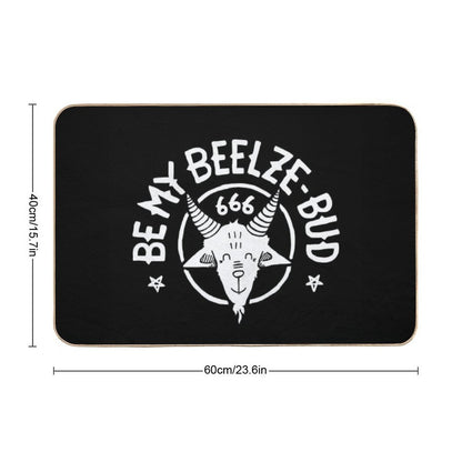 Be My Beelze-bud  Toxin-Free Bath Mat