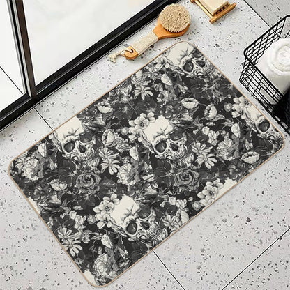 SKULLS Durable Bath Mat