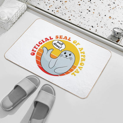 Seal of Approval - Cute Baby Seal  Long-Lasting Bath Mat