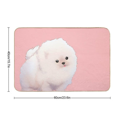Pomeranian  Long-Lasting Bath Mat