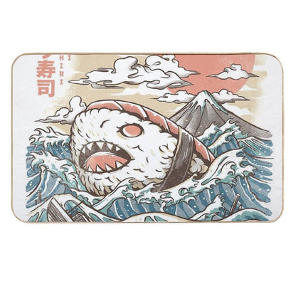 Sharkiri Sushi  Stain-Proof Bath Mat