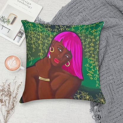 Empowered Woman Art Print Soft Gift Ready Throw Pillow
