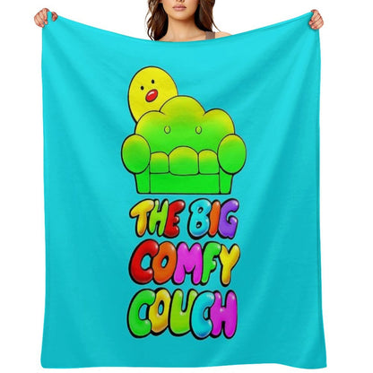 The Big Comfy Couch Travel-friendly Throw Blanket