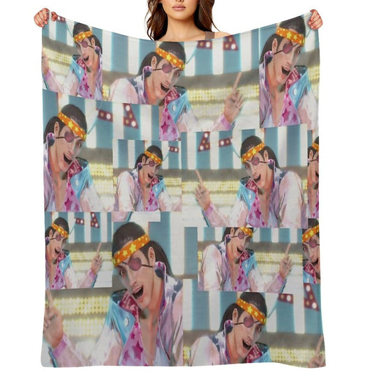 Goro Majima Yakuza Montage Premium Throw Blanket