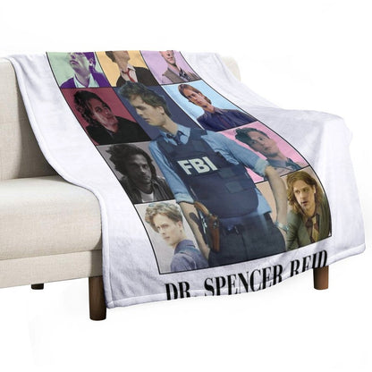 in My SpencerReid Era Velvety-soft Throw Blanket