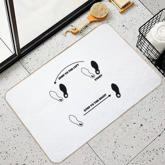 Time Warp Durable Bath Mat