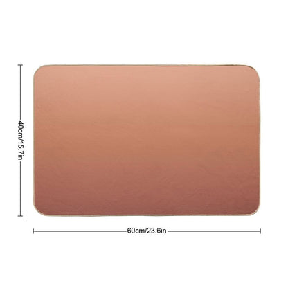 Nude Color Gradient  Rapid-Drying Bath Mat