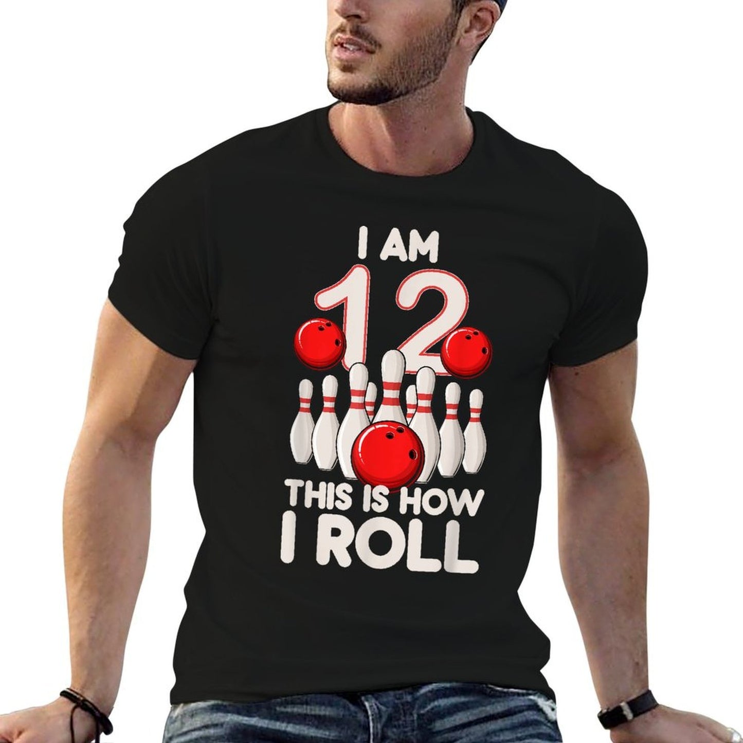 12 Year Old Bowling Party 12th Birthday Is How I Roll  Breathable T-Shirt