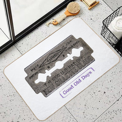 Vintage Razor  Pet-Safe Bath Mat