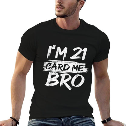 Cool 21st Birthday For Men Boys 21 Year Old Legal Age Adult  Relaxed-fit T-Shirt