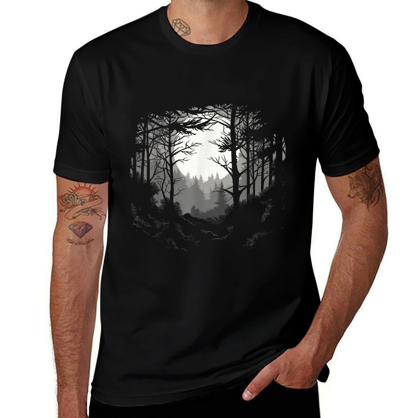 Forest And Nature Pine Tree For Women Men  Durable T-Shirt