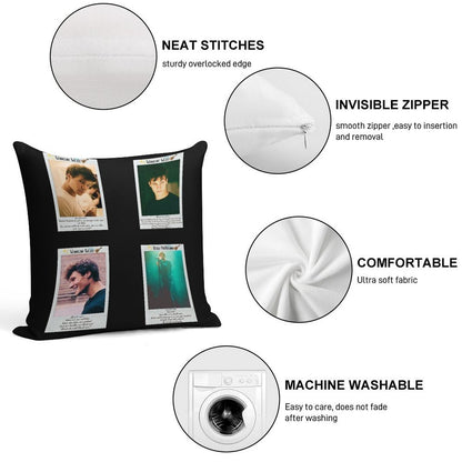 Wincent Weiss Lyrics HD Sticker Set  T Shirt Soft Ultra-Soft Texture Throw Pillow