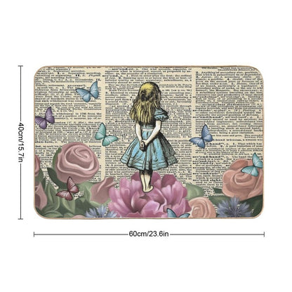 Alice In Wonderland - Wonderland Garden  Slip-Resistant Bath Mat