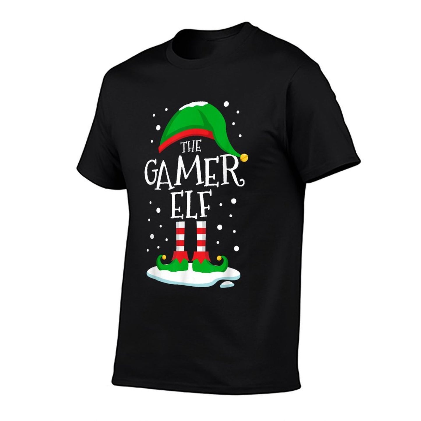 The Gamer Elf Christmas Family Matching Xmas Video Game  Quick-drying T-Shirt
