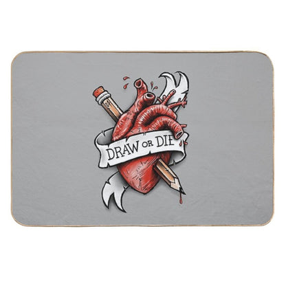 Draw Or Die  Anti-Trip Bath Mat