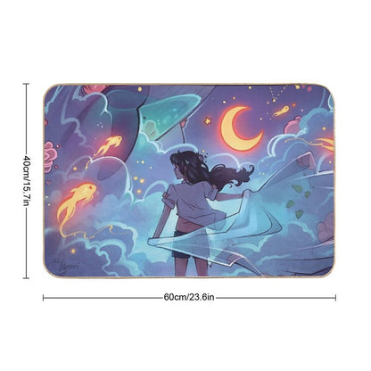 Galaxies  Rapid-Drying Bath Mat