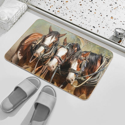 Clydesdale Conversation  Absorbent Bath Mat