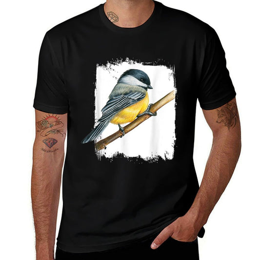 Beautiful Birds Animal Gift Vintage Bird Watcher Birding Birdwatching - Womens Black Small Classic Fit Crew Neck  Cotton T-Shirt