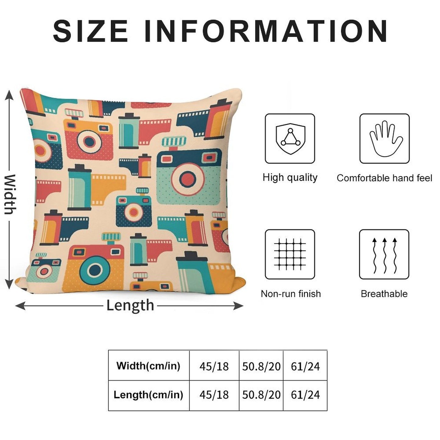 Film Rolls And Cameras Soft Luxury Feel Throw Pillow