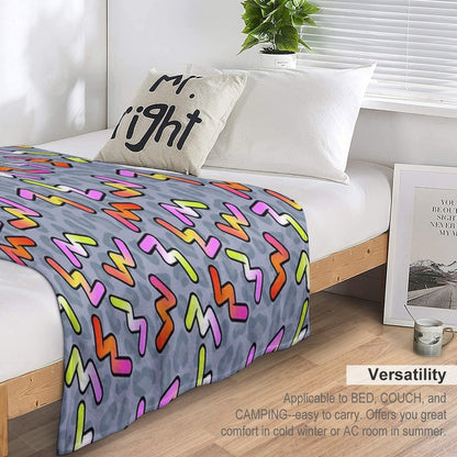 Daniel Ricciardo - Become Unstuck 90's Pattern Eco-conscious Throw Blanket