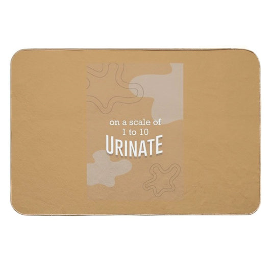on A Scale of 1 to 10, Urinate  Pet-Safe Bath Mat