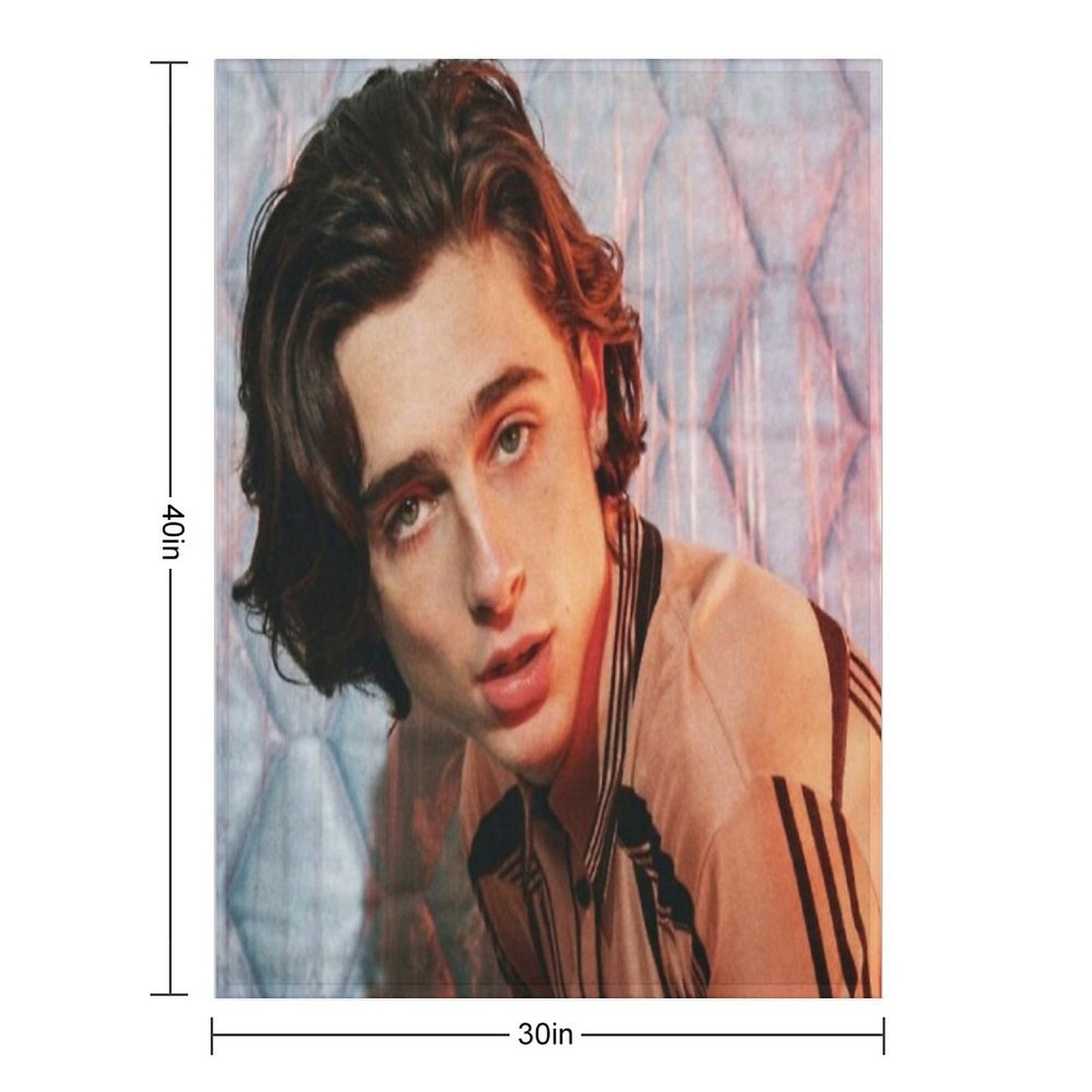 Timothee Chalamet Travel-friendly Throw Blanket