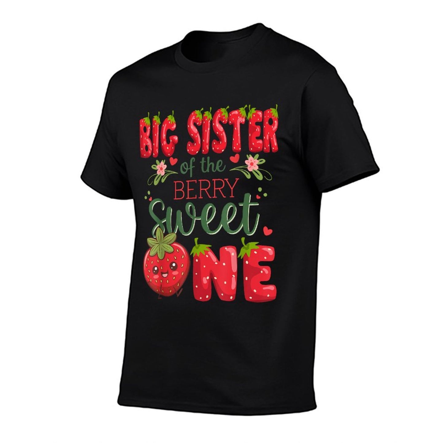 Big Sister Of The Berry Sweet One 1St Birthday Strawberry  Odor-resistant T-Shirt