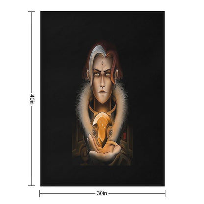 Emet-Selch And Azem's Crystal Premium Throw Blanket