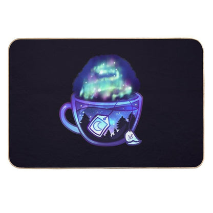Aurora Borealis Tea - Dreamy Aesthetic  Long-Lasting Bath Mat
