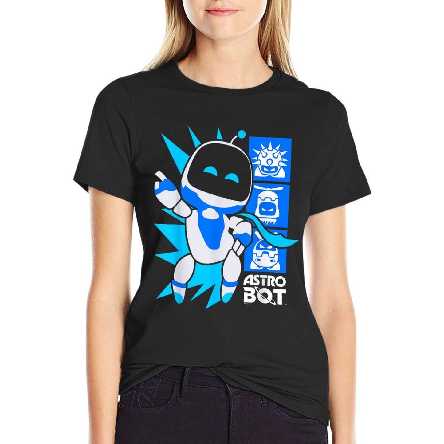 Astro Bot Rescue Mission Victory Pose Game  Odor-resistant T-Shirt