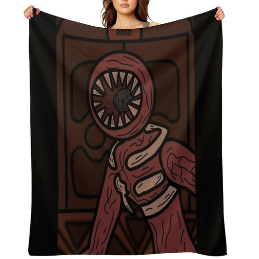 Figure, Roblox Doors Anti-pilling Throw Blanket