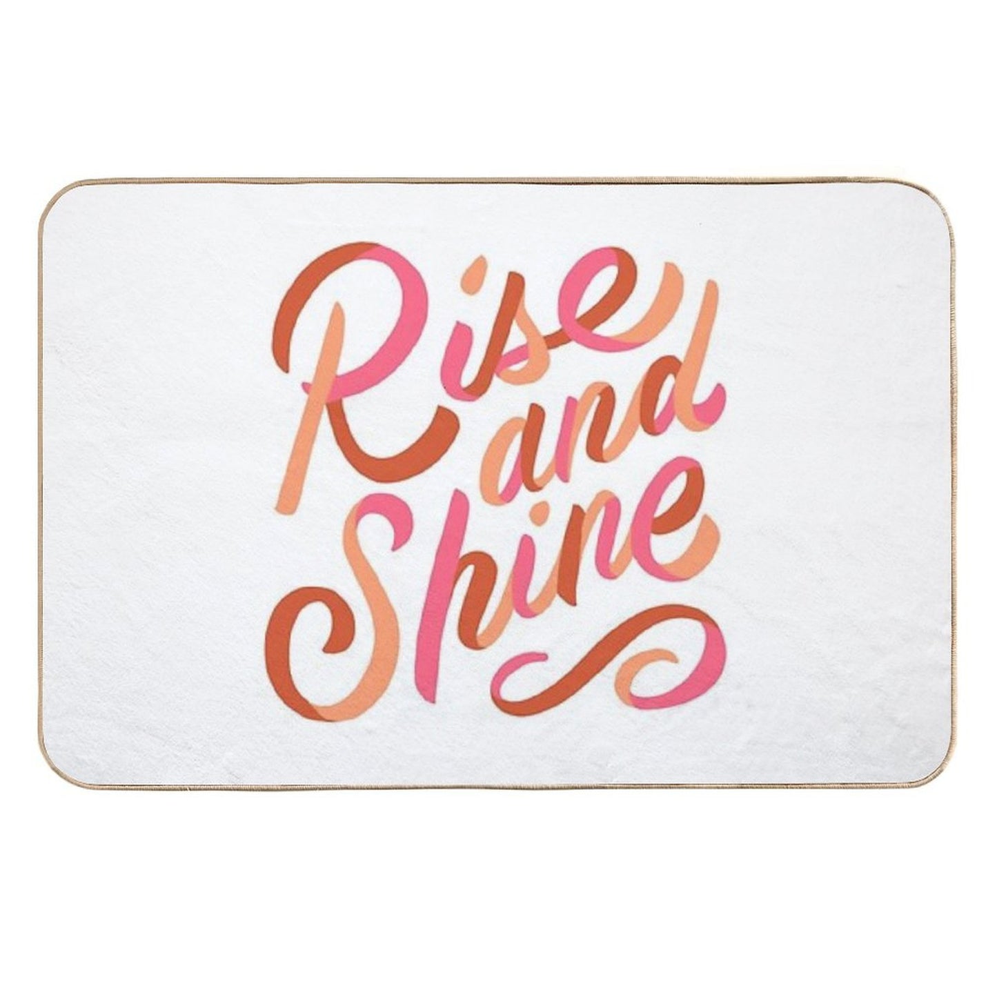 Rise And Shine  Stain-Proof Bath Mat