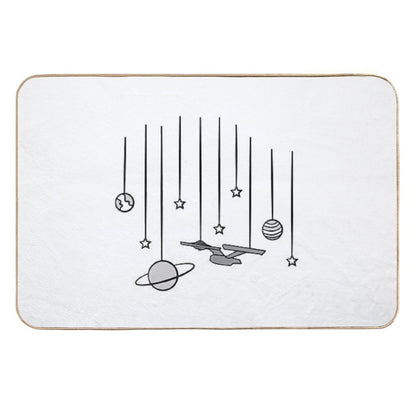 Star Trek USS Enterprise Durable Bath Mat