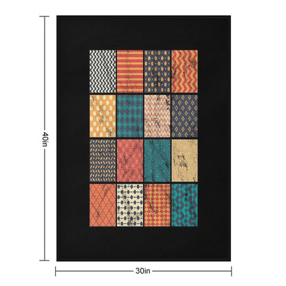 Quilting Quilt Pattern Patchwork Hobby Crafting Gift Thomas Larch Transparent Gift-ready Throw Blanket