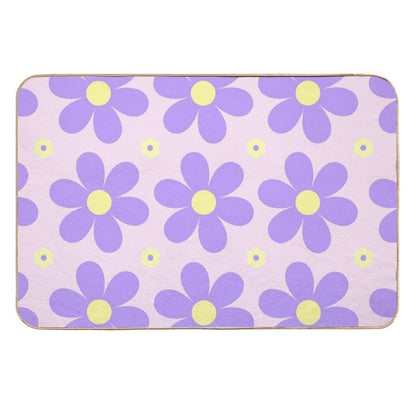 Spring Flowers (Lavender)  Multi-Purpose Bath Mat