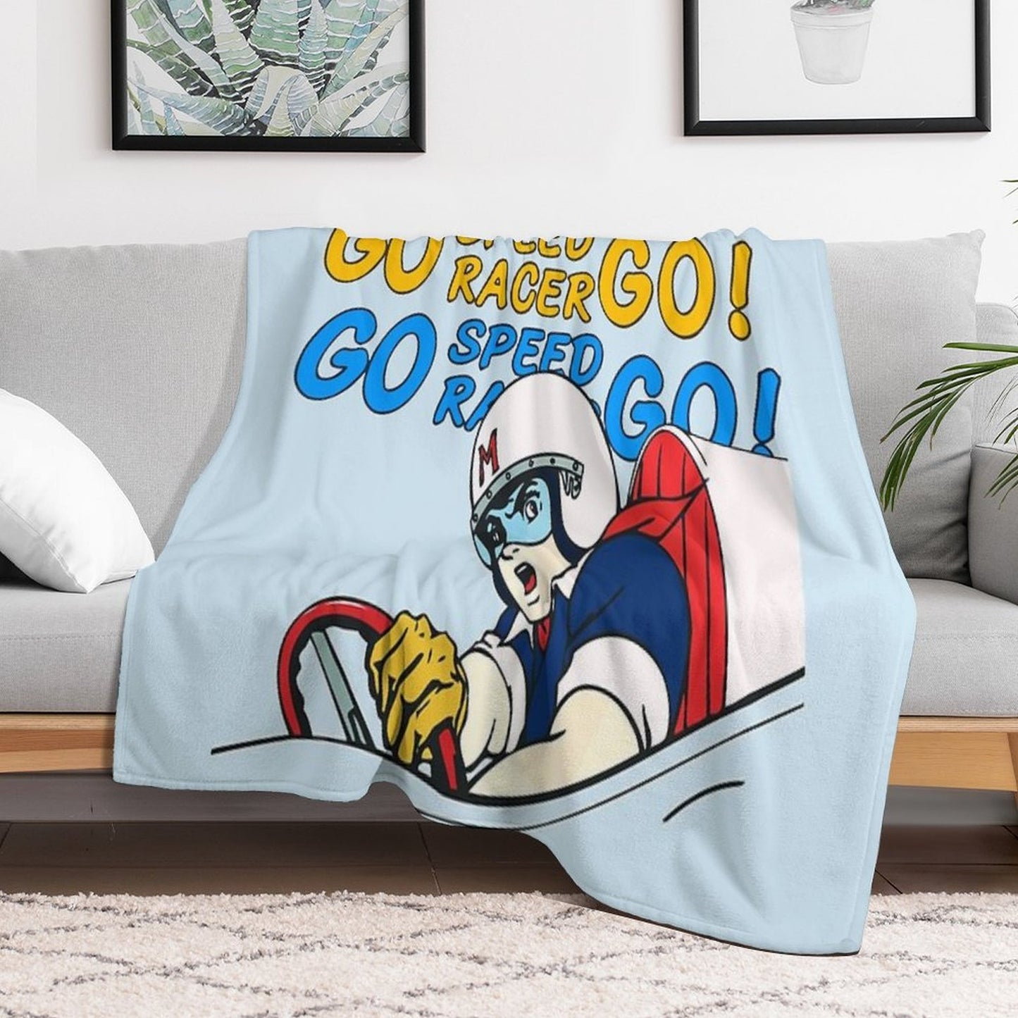 Go Speed Racer Go! Comfort Throw Blanket