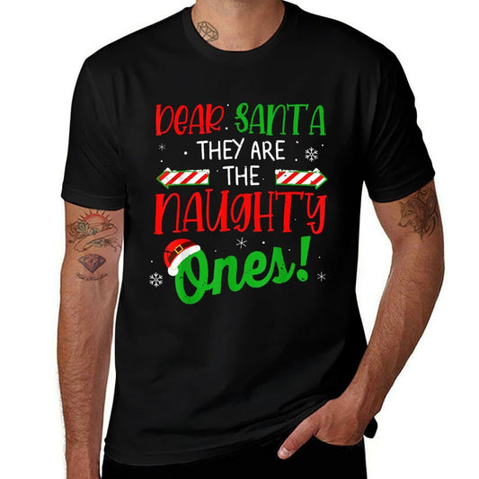 Dear Santa They Naughty Ones for Men Women Kids Christmas  Vintage-inspired T-Shirt