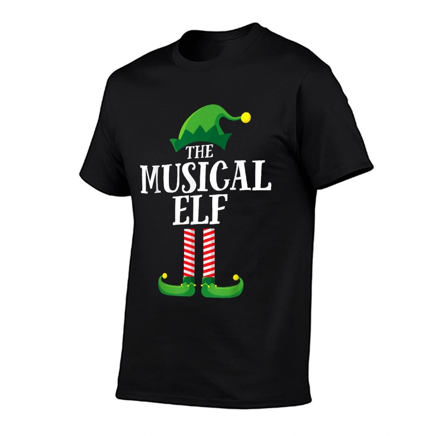 Musical Elf Matching Family Group Christmas Party Pyjamas  Stretchy T-Shirt