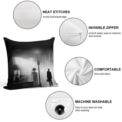 The Exorcist Soft Anti-Pilling Throw Pillow